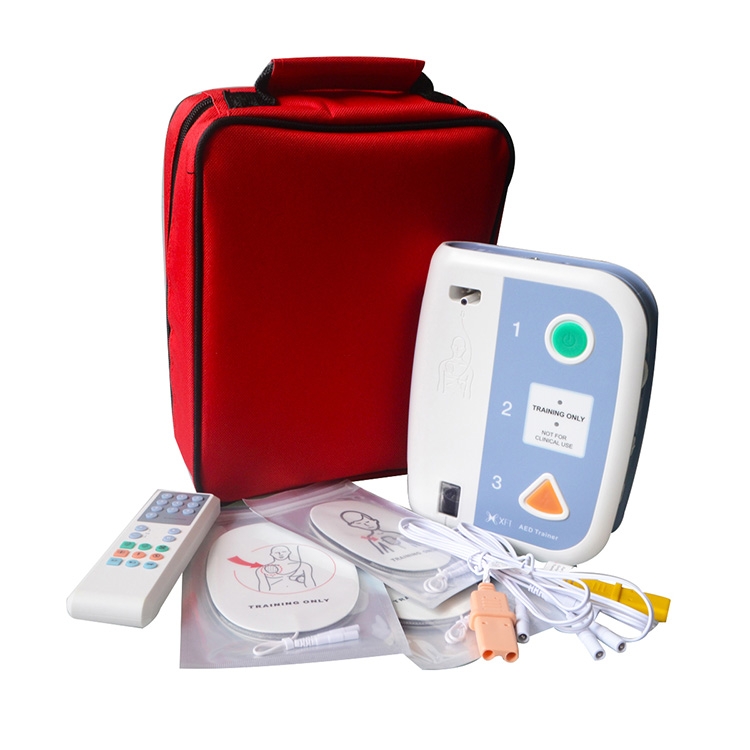 AED Trainer Defibrillatore automatico esterno Insegnamento di formazione di primo soccorso per strumenti di insegnamento bilingue della scuola di RCP