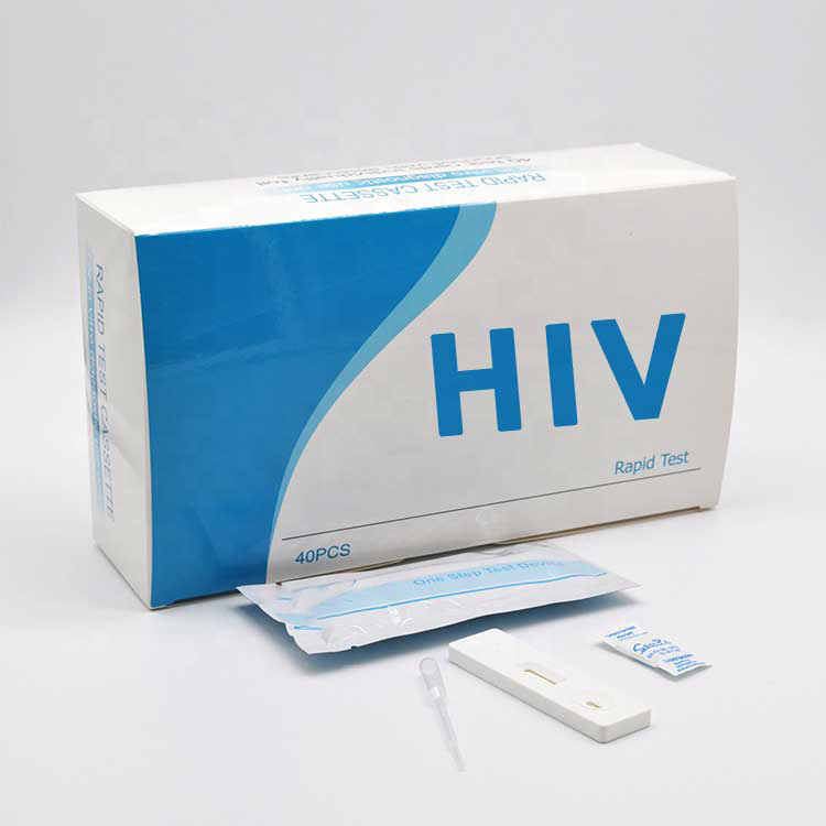 Aiuta 1 + 2 kit di strisce reattive per HIV rapido monouso per il sangue