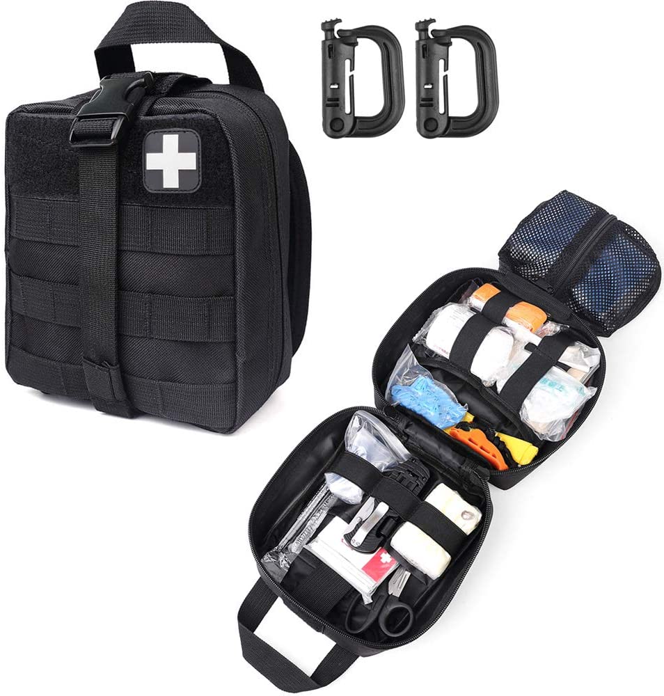 La custodia medica militare BlackTactical First Aid include la toppa della Croce Rossa