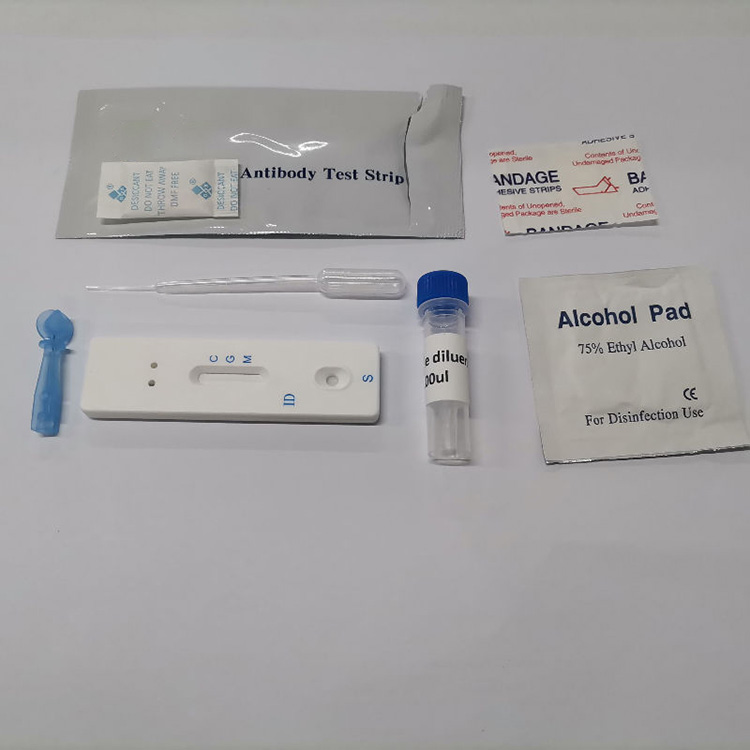 Kit per il test rapido dell'antigene Igm Igg dell'oro colloidale Covid-2019