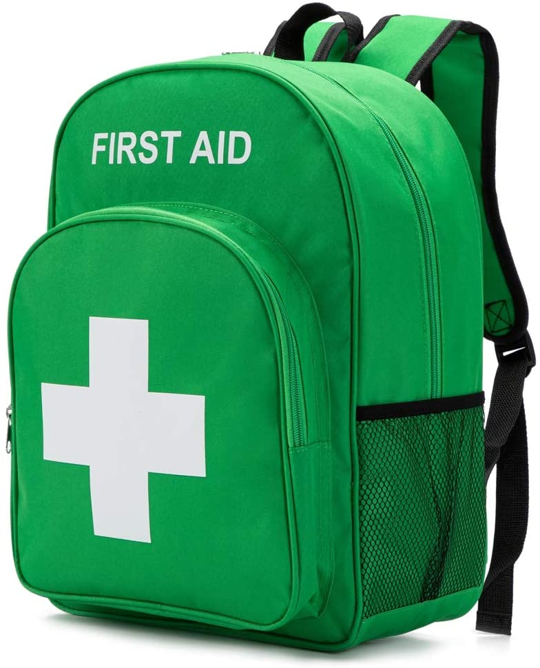 Borsa zaino pronto soccorso in nylon verde