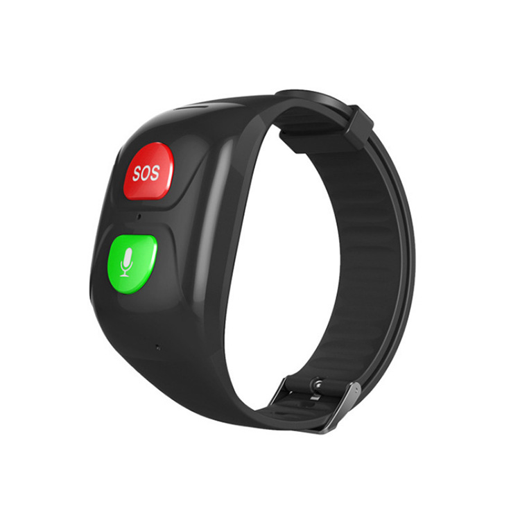 GSM GPRS Anziani SOS One Key Help Pulsante antipanico Allarme di emergenza GPS Monitoraggio in tempo reale della frequenza cardiaca Monitor della pressione sanguigna